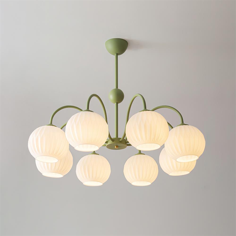 Renee Ribbed Glass Branch Chandelier