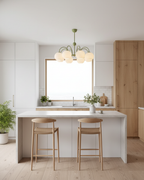 Renee Ribbed Glass Branch Chandelier