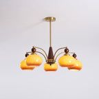 Calliope Vintage Brass Chandelier