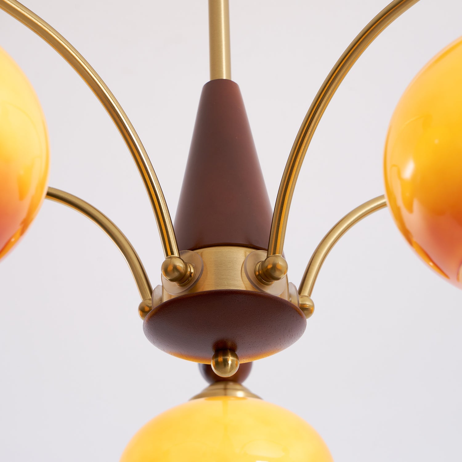 Calliope Vintage Brass Chandelier