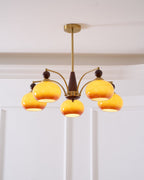 Calliope Vintage Brass Chandelier