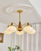 Calliope Vintage Brass Chandelier