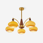 Calliope Vintage Brass Chandelier
