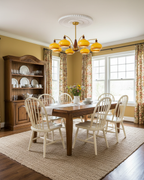 Calliope Vintage Brass Chandelier