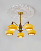 Calliope Vintage Brass Chandelier
