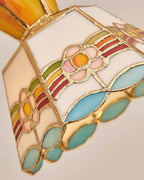 Art Nouveau Stained Glass Pendant Light