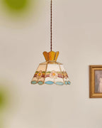 Art Nouveau Stained Glass Pendant Light