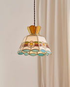 Art Nouveau Stained Glass Pendant Light