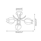 Ricko Lily Ceiling Light