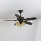 Sienna Breeze Elegant Amber Ceiling Light