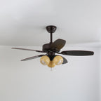 Sienna Breeze Elegant Amber Ceiling Light