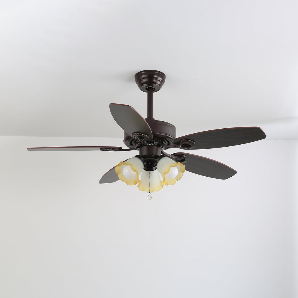 Sienna Breeze Elegant Amber Ceiling Light
