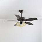 Sienna Breeze Elegant Amber Ceiling Light