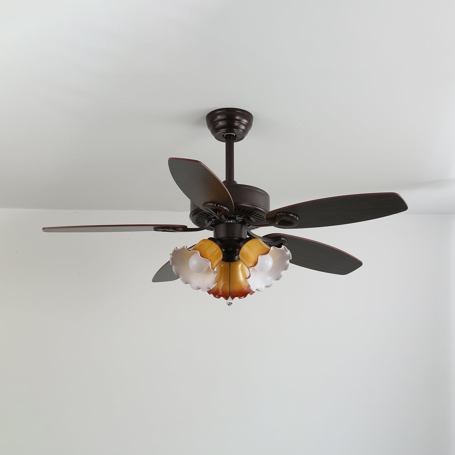 Sienna Breeze Elegant Amber Ceiling Light