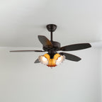 Sienna Breeze Elegant Amber Ceiling Light