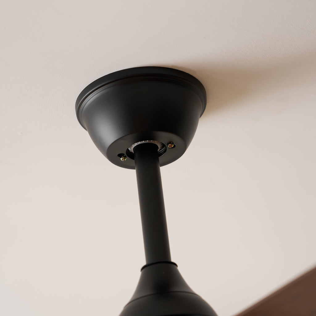 Elegant Sculpted Wood Ceiling Fan Light