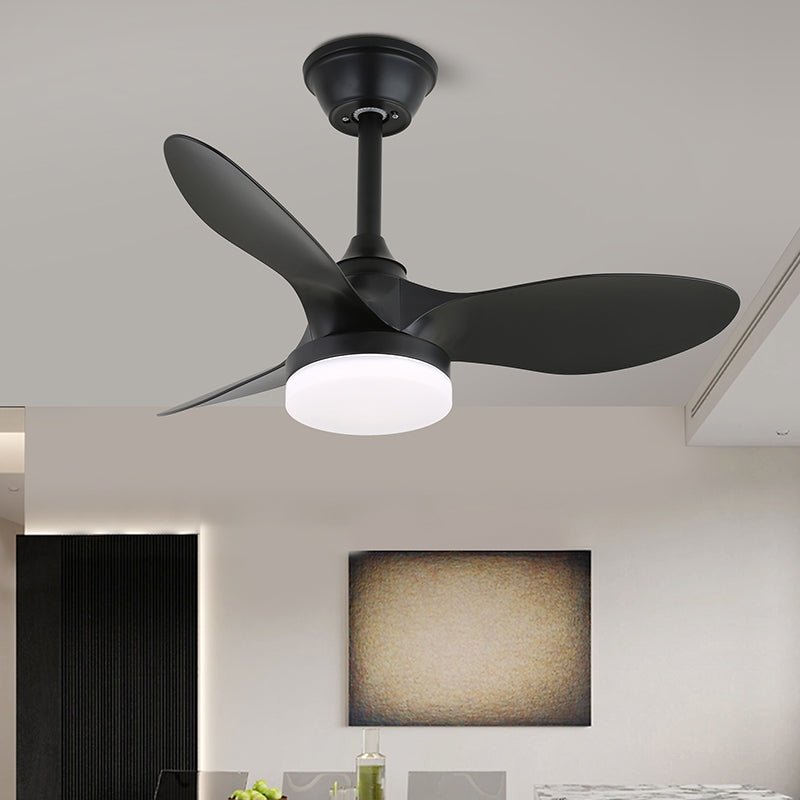 Elegant Sculpted Wood Ceiling Fan Light