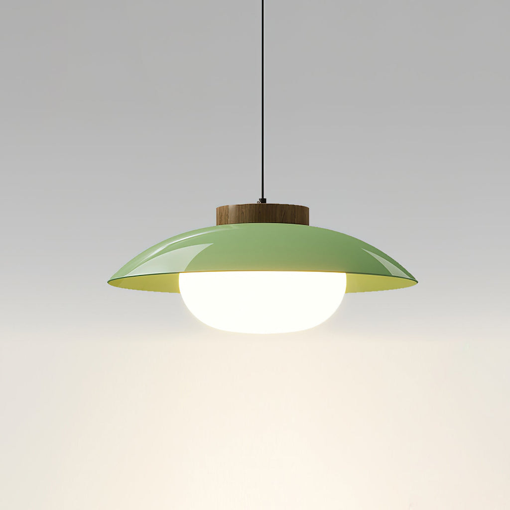 Sima Plug-In LED Saucer Pendant Light