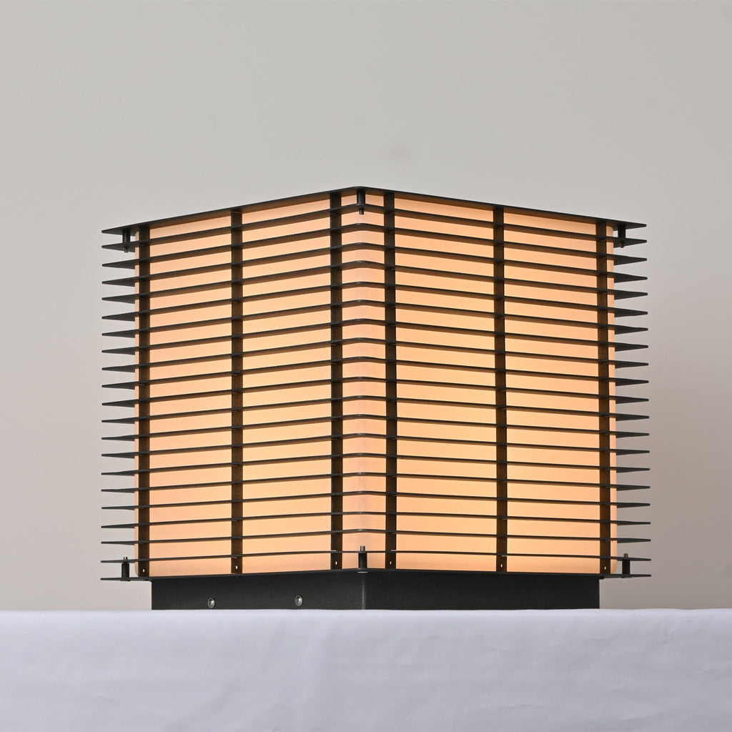 Grid Louvered Garden Light