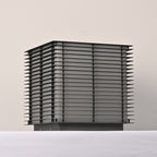 Grid Louvered Garden Light