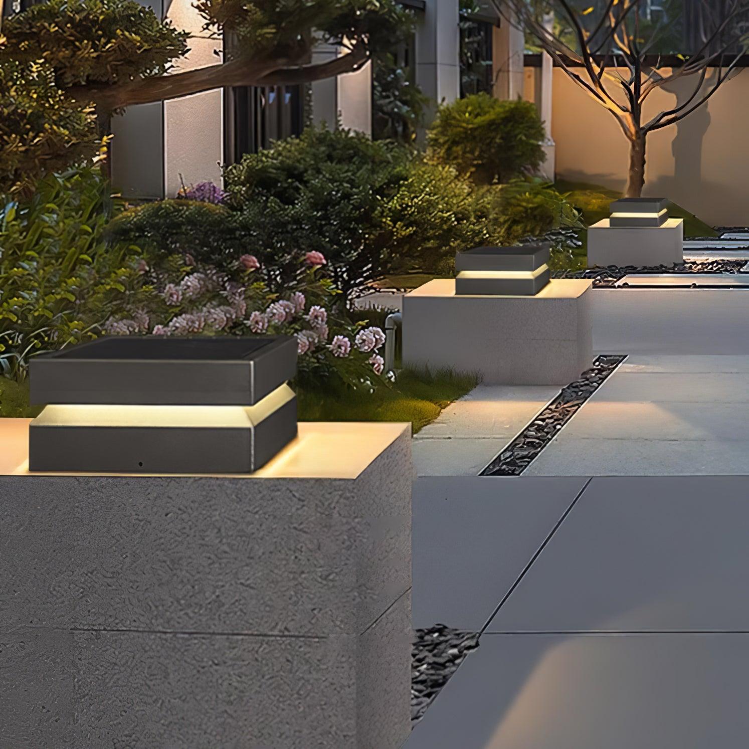 Lux Square Post Light