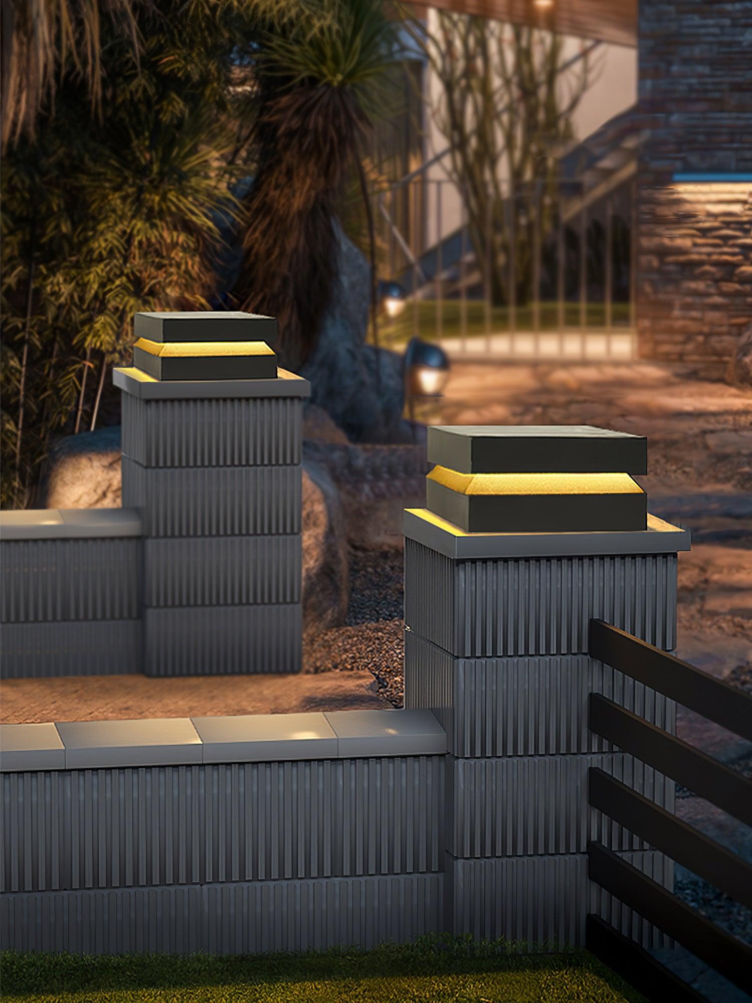 Lux Square Post Light