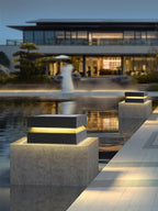 Lux Square Post Light