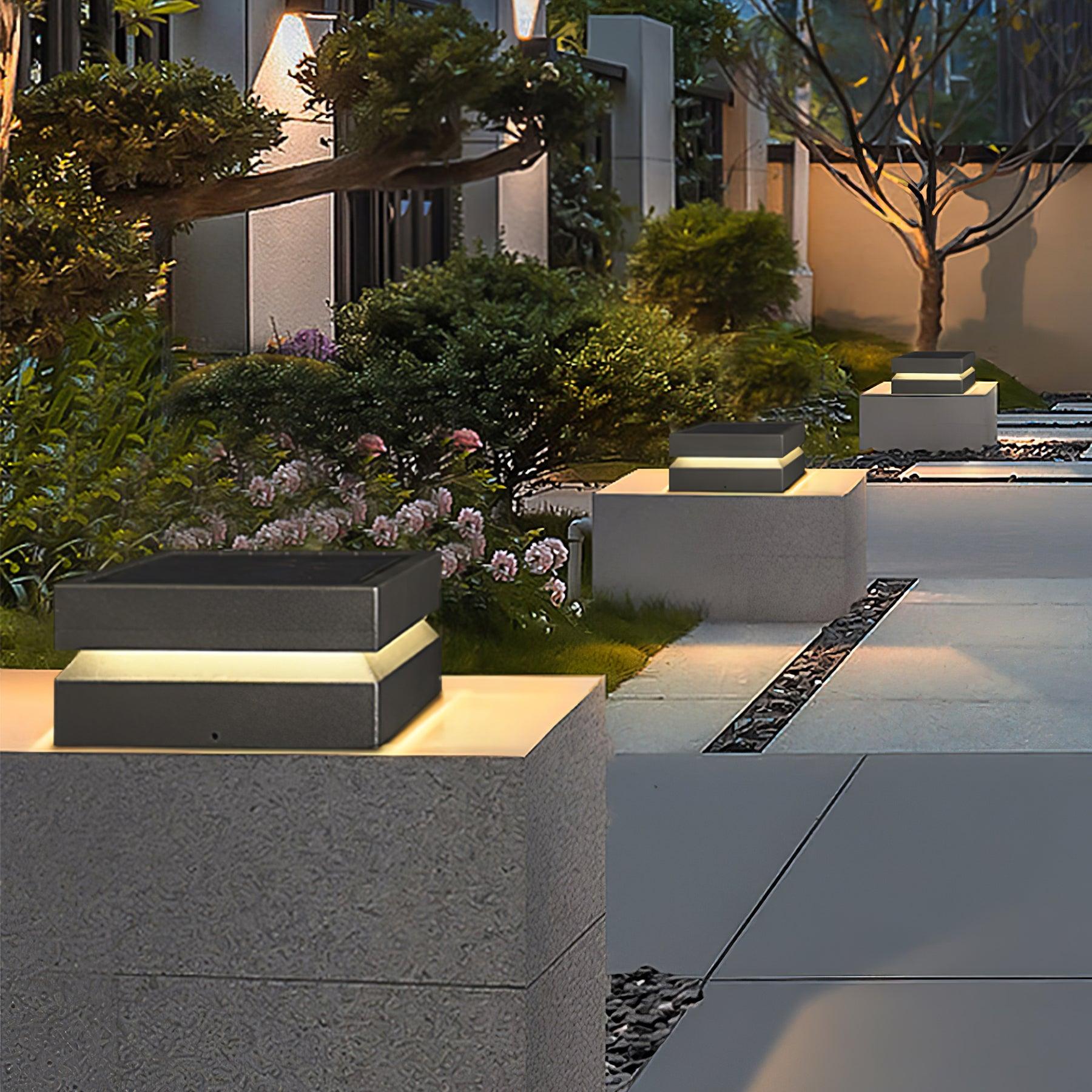 Lux Square Post Light