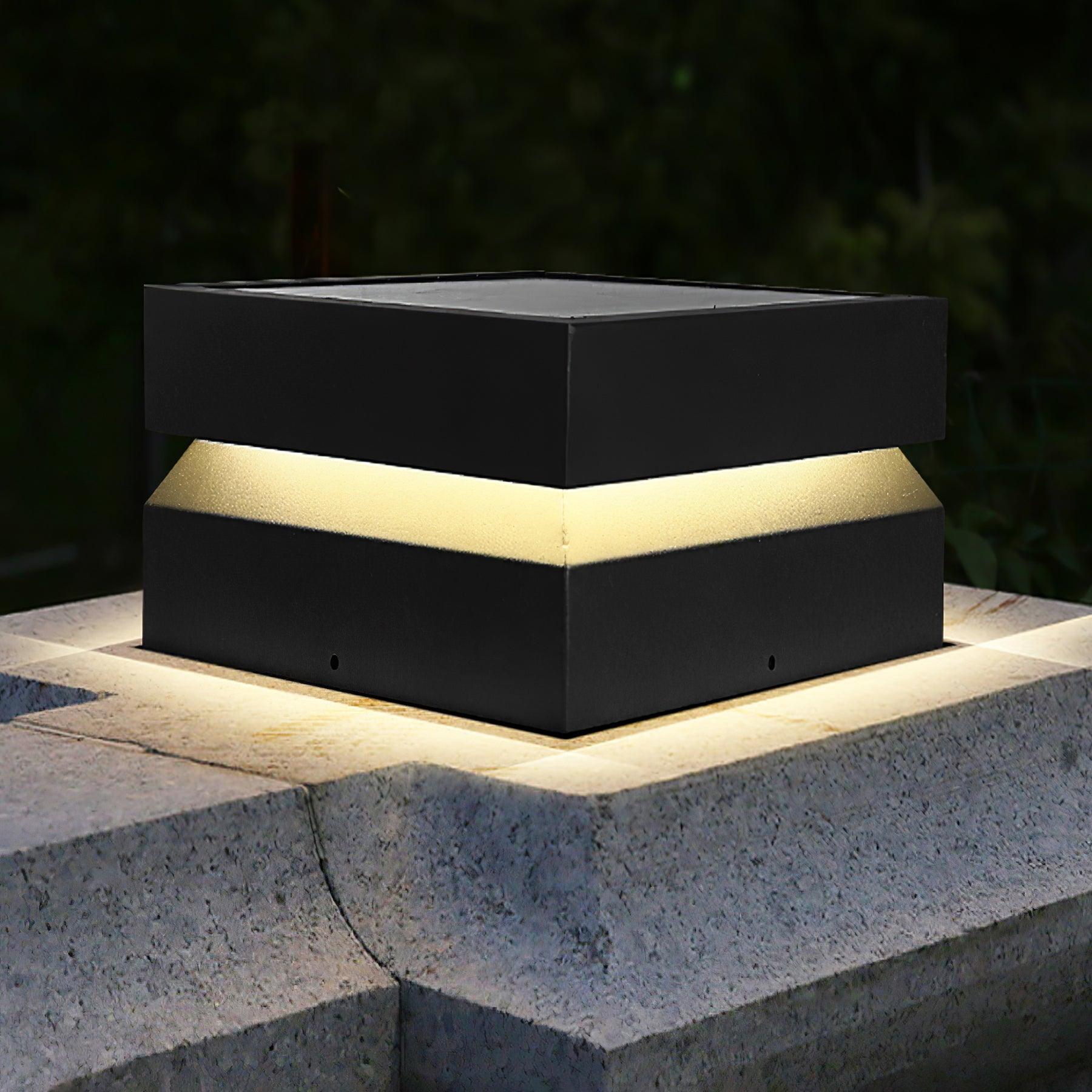 Lux Square Post Light