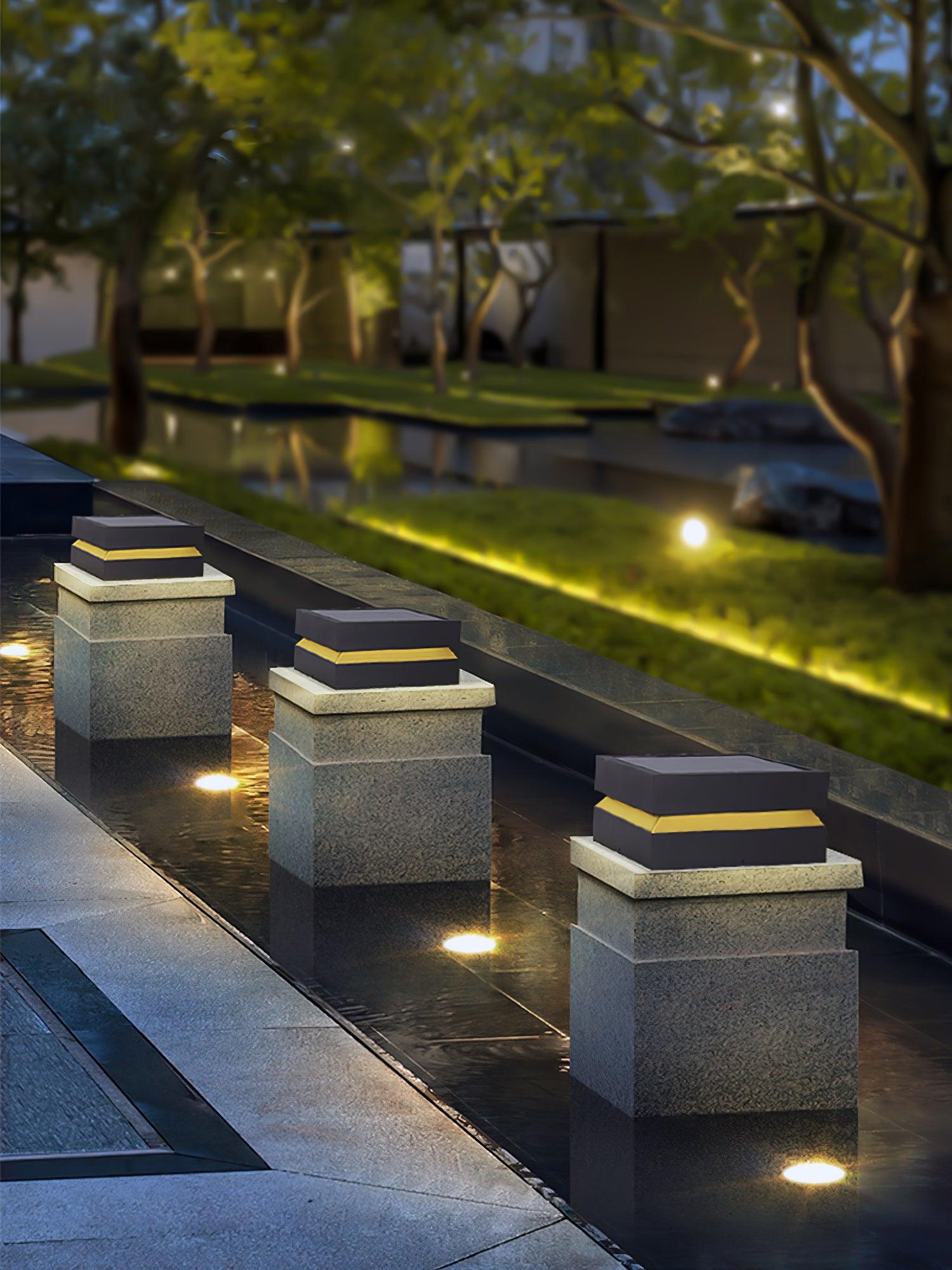 Lux Square Post Light