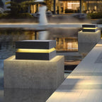 Lux Square Post Light