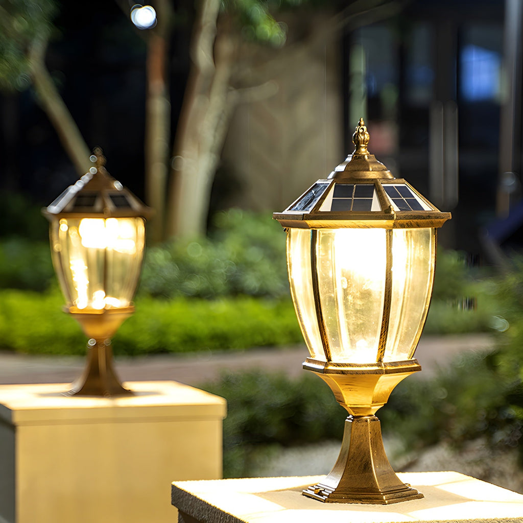 Soren Solar Sculptural Lantern