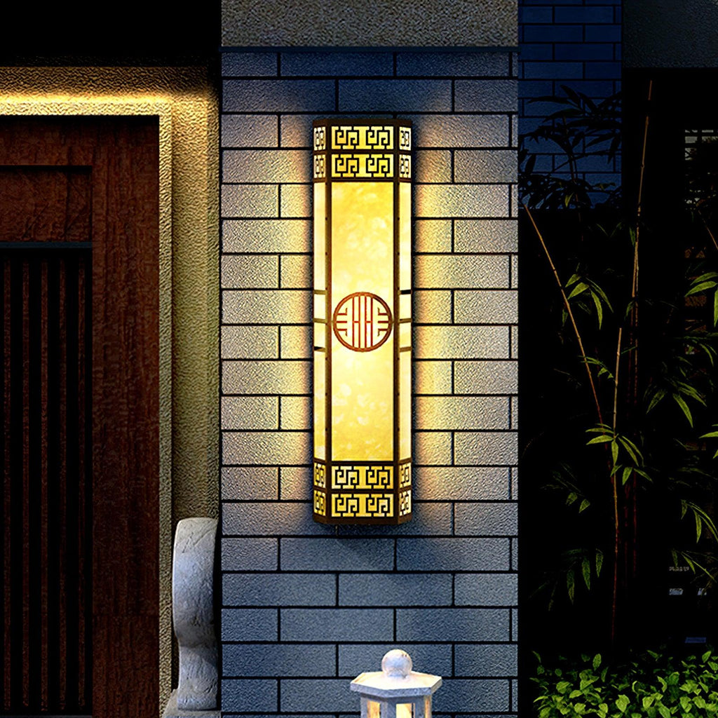 Alabaster Stripe Linear Sconce
