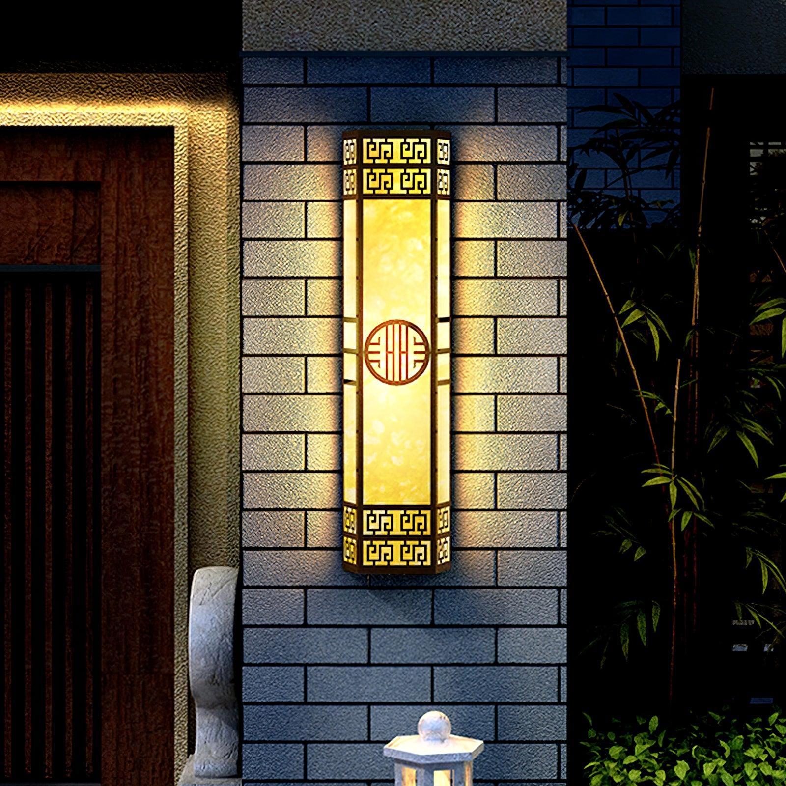 Alabaster Stripe Linear Sconce