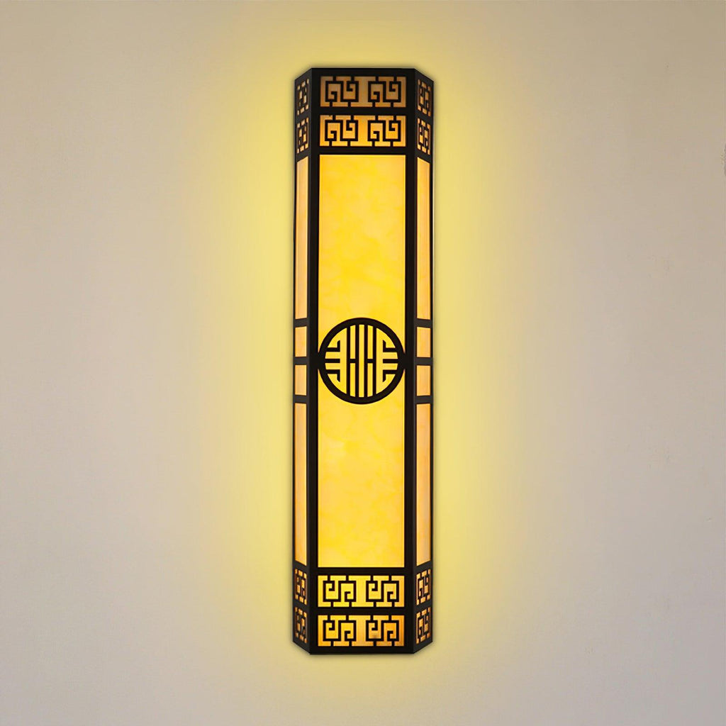 Alabaster Stripe Linear Sconce