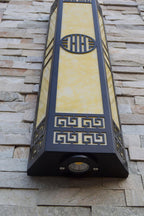 Alabaster Stripe Linear Sconce