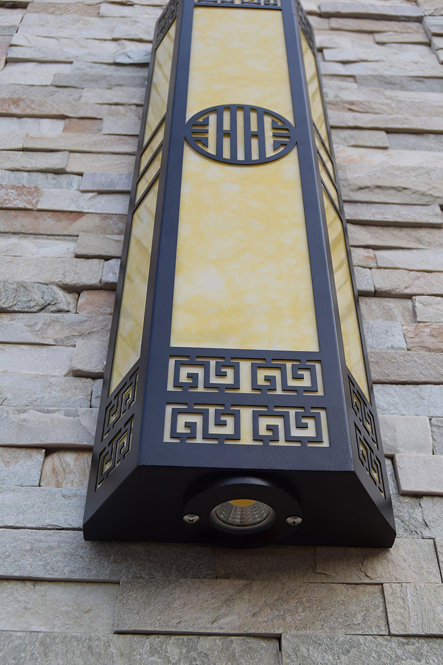 Alabaster Stripe Linear Sconce