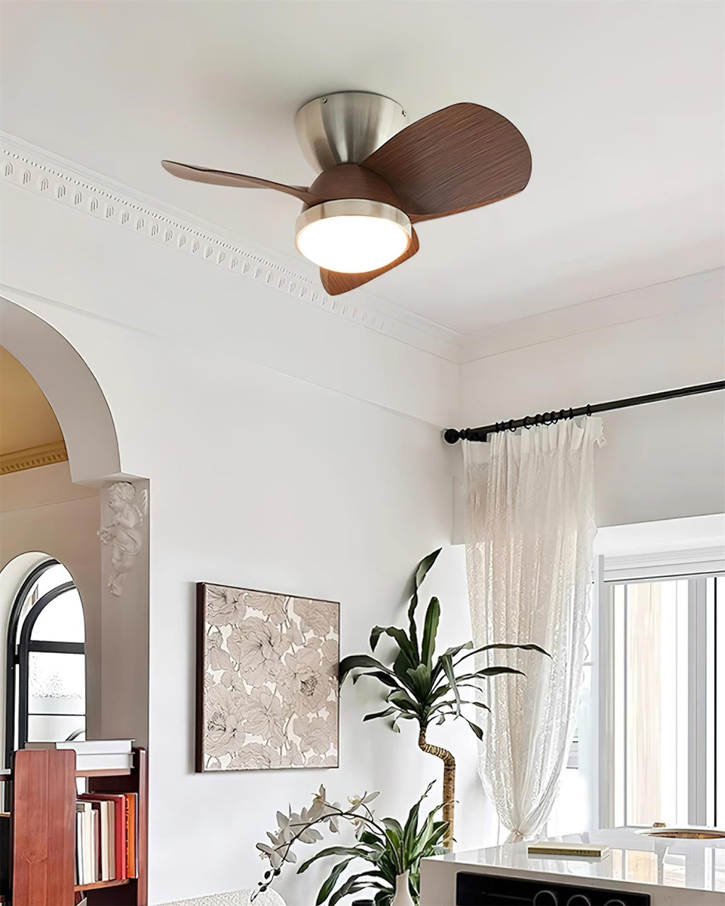 Talaya Curved Blade Luxe Ceiling Light