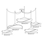 Tense Tyvek Disc Ceiling Light