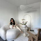 Tense Tyvek Disc Ceiling Light