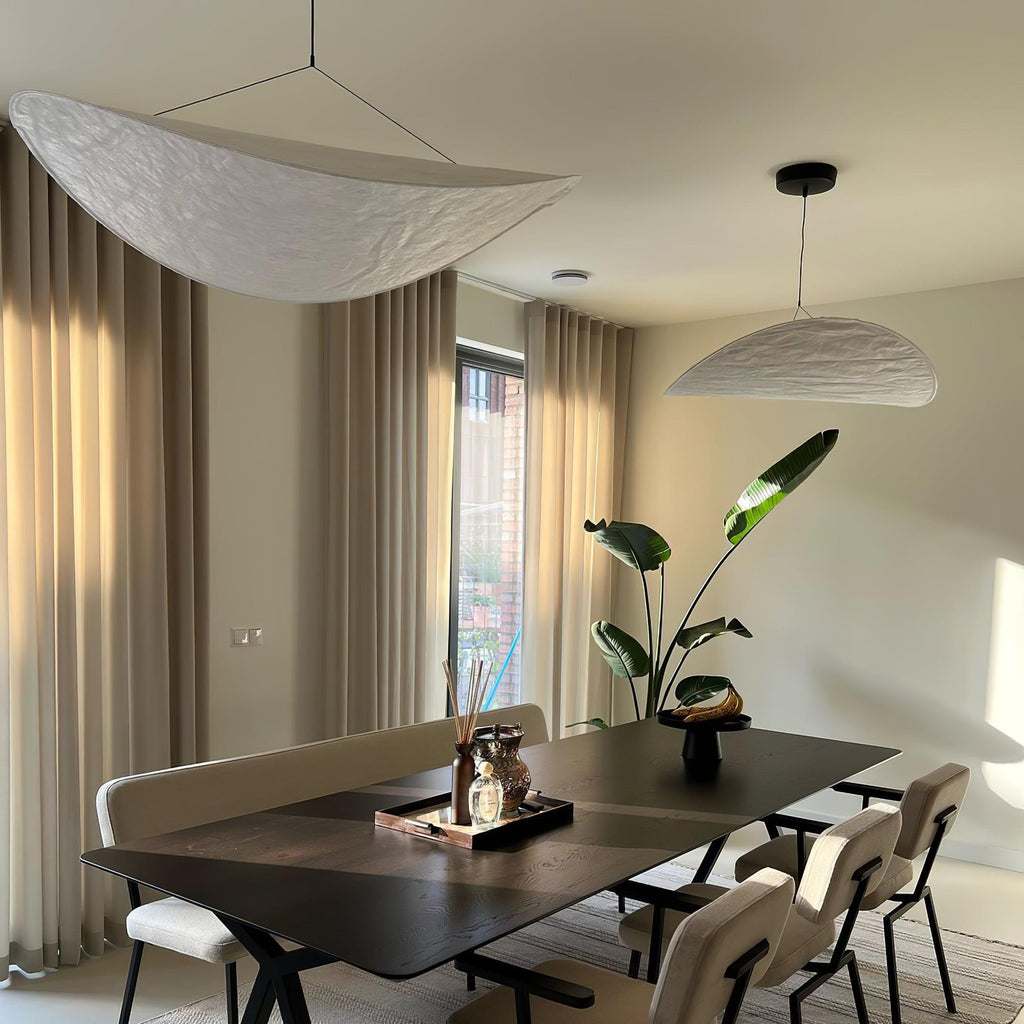 Tense Tyvek Disc Ceiling Light