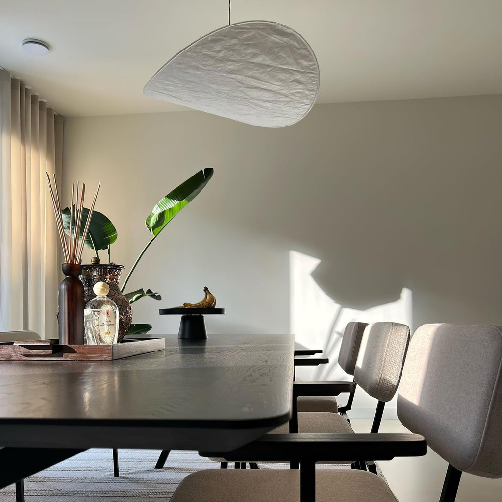 Tense Tyvek Disc Ceiling Light