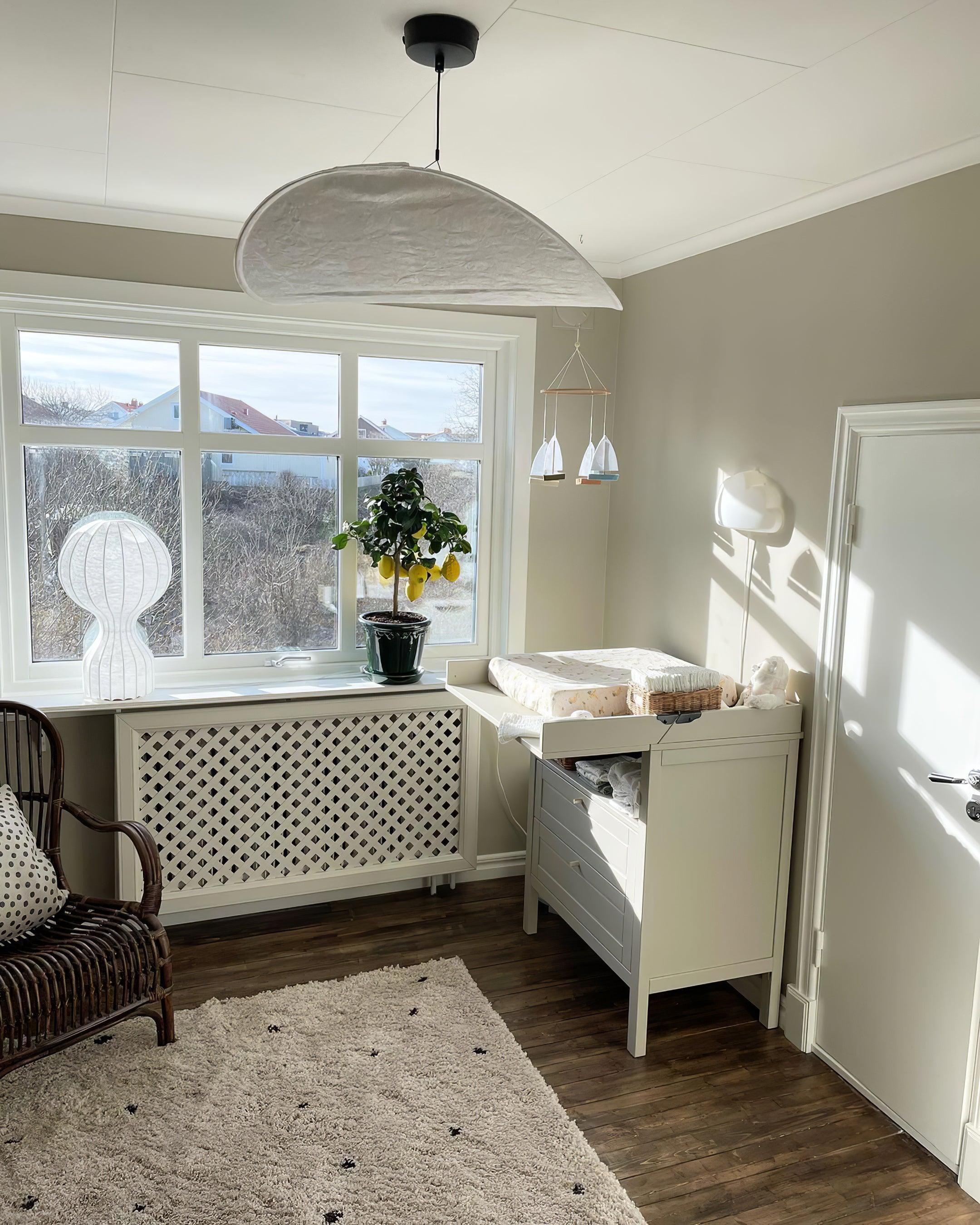 Tense Tyvek Disc Ceiling Light