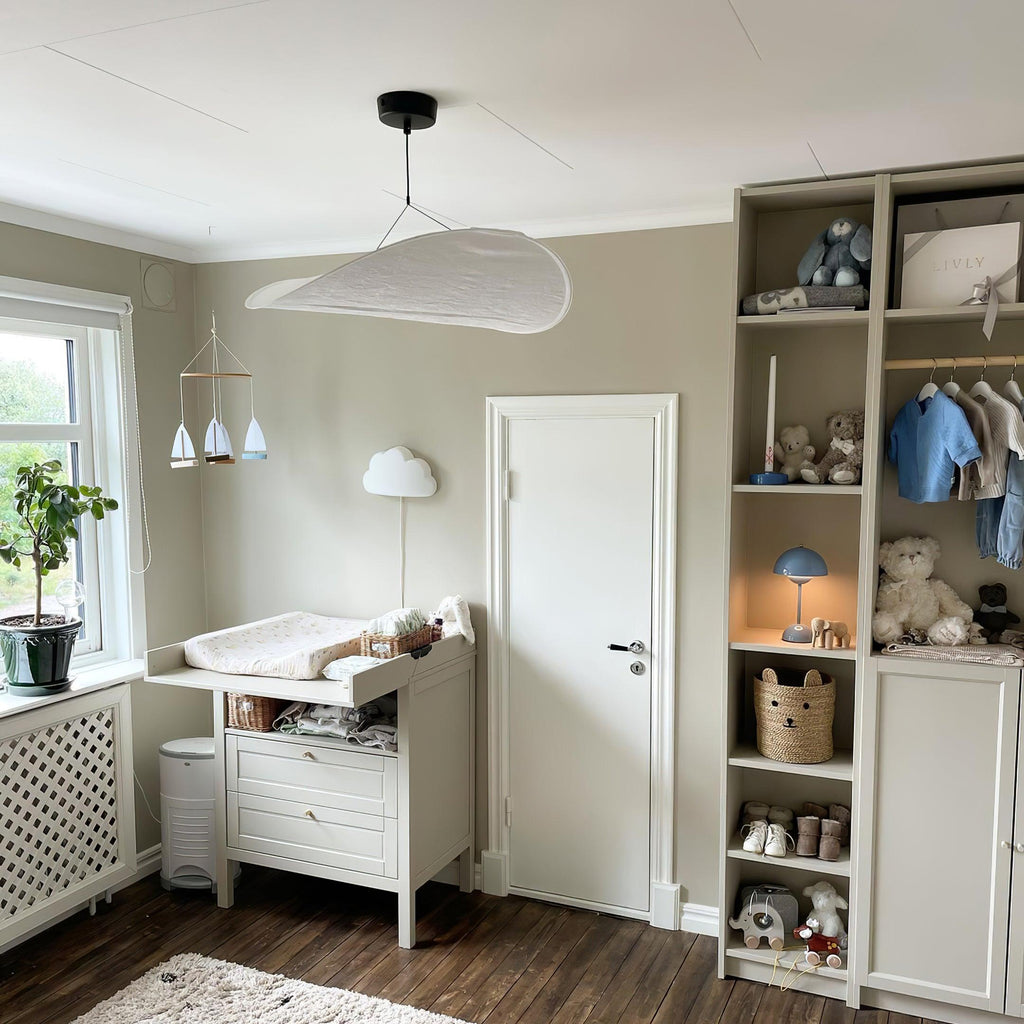 Tense Tyvek Disc Ceiling Light