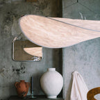 Tense Tyvek Disc Ceiling Light