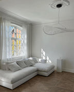 Tense Tyvek Disc Ceiling Light