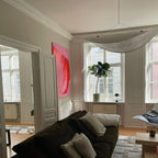 Tense Tyvek Disc Ceiling Light