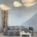 Tense Tyvek Disc Ceiling Light