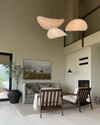 Tense Tyvek Disc Ceiling Light