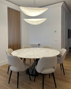 Tense Tyvek Disc Ceiling Light